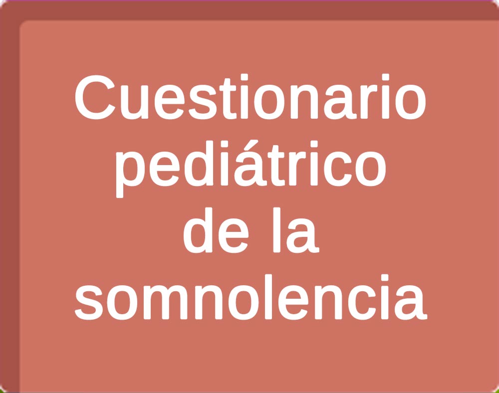 Cuestionario pediatrico somnolencia
